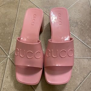 Gucci Jelly Sandals